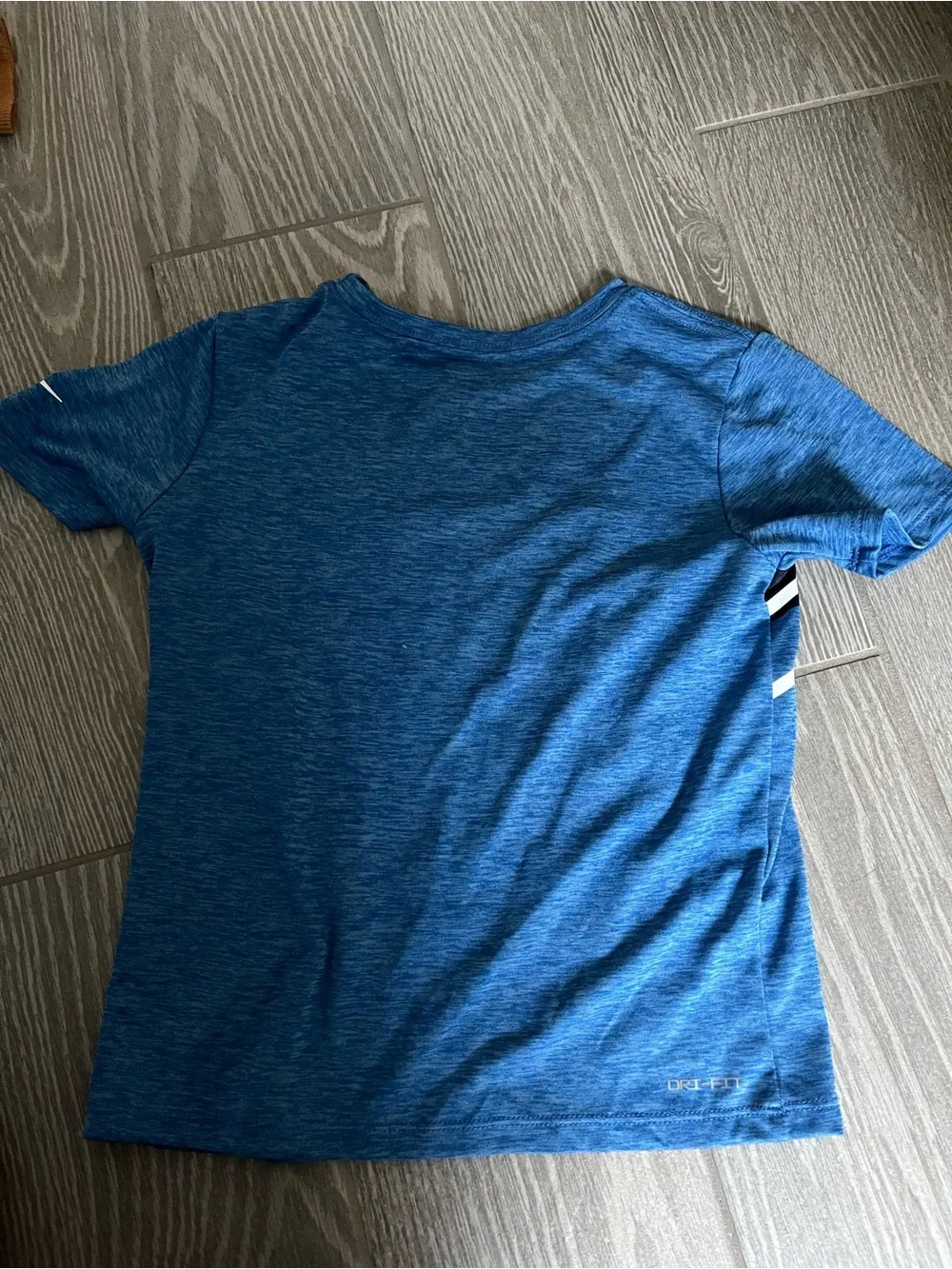 Nike Kids Blue Graphic Swoosh Tee